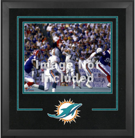 Miami Dolphins Deluxe 16x20 Horizontal Photo Frame w/Team Logo