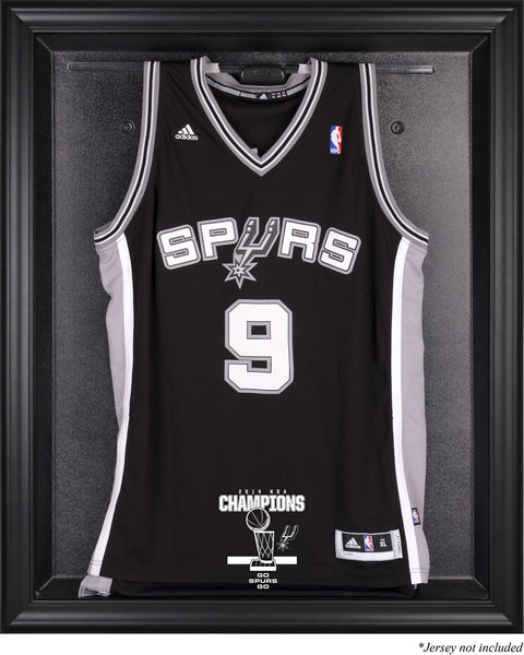 Spurs 2014 NBA Champs Black Framed Logo Jersey Case-Fanatics Authentic