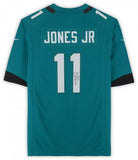 Framed Marvin Jones Jr. Jacksonville Jaguars Autographed #11 Teal Nike Jersey