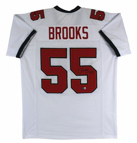 Derrick Brooks Signed Tampa Bay Buccaneers White Home Jersey (Beckett Hologram)