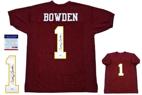 Bobby Bowden Autographed SIGNED Jersey - Burgundy - PSA/DNA Authentic