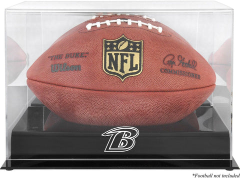 Baltimore Ravens Black Base Football Display Case - Fanatics