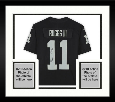 FRMD Henry Ruggs III Vegas Raiders Signd Black Limited Jersey w/"1st Vegas Pick"