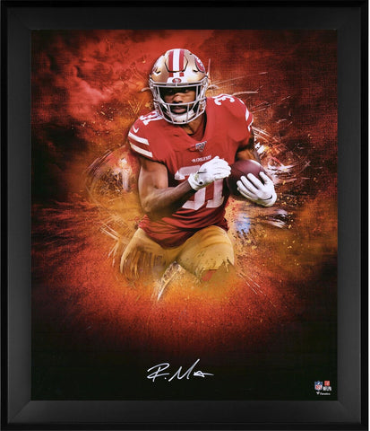 Raheem Mostert San Francisco 49ers FRMD Signed 20" x 24" In Focus Photograph