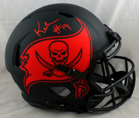 Keyshawn Johnson Signed Tampa Bay Bucs F/S Eclipse Authentic Helmet - JSA W Auth