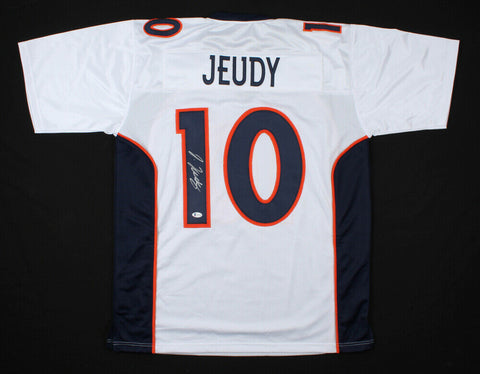 Jerry Jeudy Signed Denver Broncos Jersey (Beckett COA) Ex-Alabama Wide Receiver