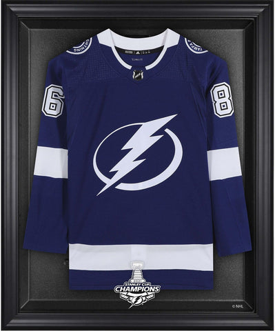 Tampa Bay Lightning 2021 Stanley Cup Champs Black Framed Jersey Display Case
