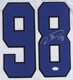 Robert Mathis Signed Indianapolis Colts Jersey (JSA COA) Super Bowl Champion XLI