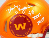 Mark Rypien Autographed WFT Flash Speed Mini Helmet w/SB MVP-Beckett W Hologram