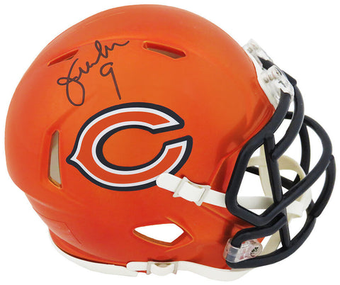 Jim McMahon Signed Chicago Bears FLASH Riddell Speed Mini Helmet -(SCHWARTZ COA)