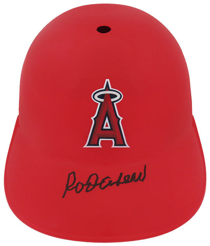 Rod Carew Signed Los Angeles Angels Rep Souvenir Batting Helmet - (SCHWARTZ COA)