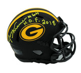 Jerry Kramer Signed Green Bay Packers Speed Eclipse NFL Mini Helmet w- "HOF 2018