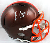 Amari Cooper Autographed Cleveland Browns F/S Flash Speed Helmet-Beckett W Holo