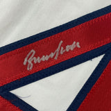 Autographed/Signed Bruce Sutter St. Louis White Baseball Jersey JSA COA