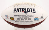 Martellus Bennett Signed Patriots Logo Football (JSA COA) All Pro Tight End