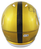 Steelers Jerome Bettis "HOF 15" Signed Flash Full Size Speed Proline Helmet BAS
