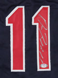 Jose Ramirez Signed Cleveland Indians Jersey (PSA Holo) 2xAll Star 3rd Baseman
