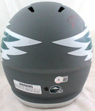 McNabb,Cunningham Autographed Eagles F/S Amp Speed Helmet-Beckett W Holo *Black