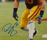Brian Cushing Autographed *Blue 8x10 USC Trojans Vertical Photo- JSA W Auth