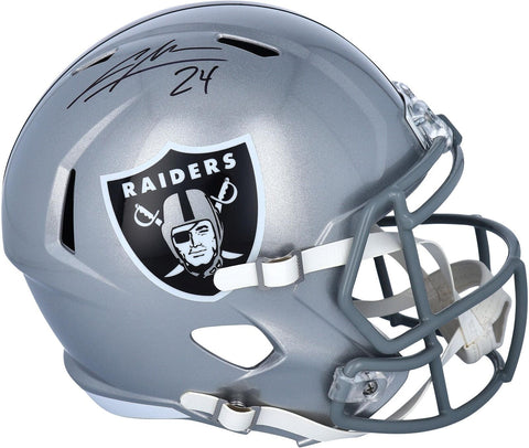 Charles Woodson Oakland Raiders Signed Riddell Speed Helmet