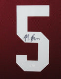 MARQUISE BROWN (Sooners burgundy SKYLINE) Signed Autographed Framed Jersey JSA