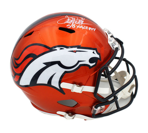 Terrell Davis Signed Denver Broncos Speed Full Size Flash NFL Helmet-SBXXXIIMVP