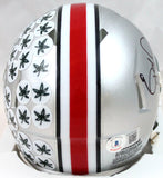 Ezekiel Elliott Autographed Ohio State Buckeyes Speed Mini Helmet-Beckett W Holo