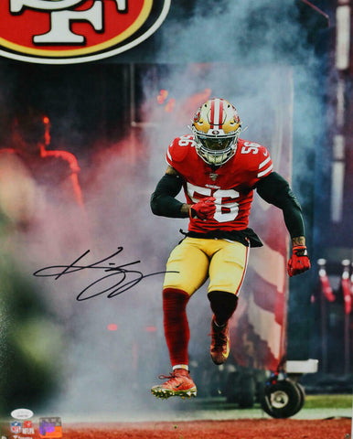 Kwon Alexander Signed SF 49ers 16x20 FP Running Out Photo - JSA W Auth *Black