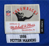 FRMD Peyton Manning Indianapolis Colts Signed Mitchell & Ness Rep Blue Jersey
