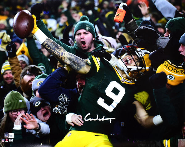 Christian Watson Autographed Packers 16x20 Lambeau Photo -Beckett W Hologram
