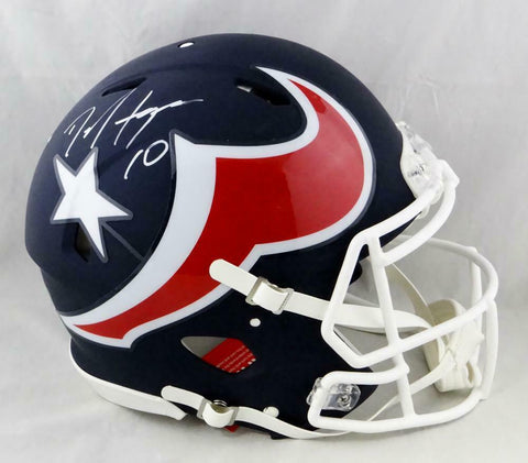 DeAndre Hopkins Signed Houston Texans F/S AMP Speed Authentic Helmet- JSA W Auth