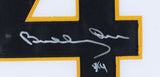 Bobby Orr Signed Framed Boston Bruins White Adidas Heroes of Hockey Jersey GNR