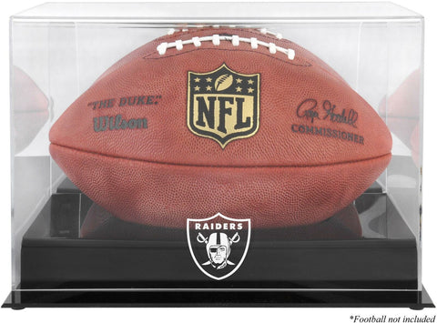 Raiders Black Base Football Display Case - Fanatics