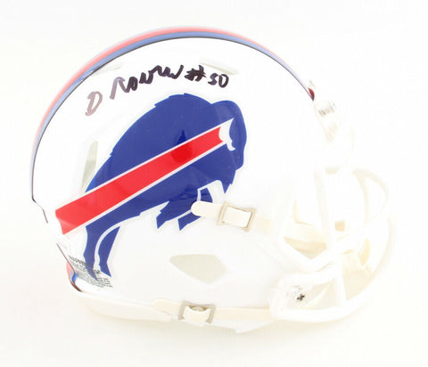 Gregory Rousseau Signed Buffalo Bills Speed Mini Helmet (JSA Signature Debut)