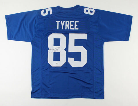 David Tyree Signed New York Giant Jersey (Beckett COA) "Super Bowl Helmet Catch"