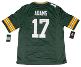 DAVANTE ADAMS SIGNED AUTOGRAPHED GREEN BAY PACKERS #17 NIKE GAME JERSEY JSA