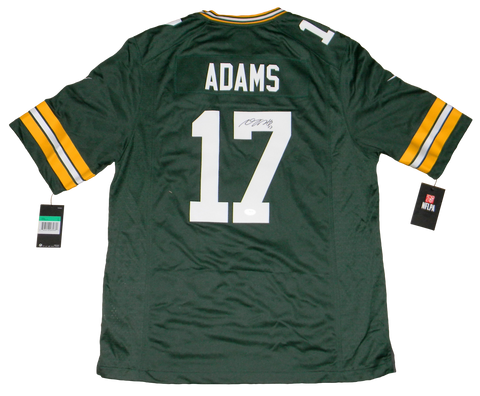 DAVANTE ADAMS SIGNED AUTOGRAPHED GREEN BAY PACKERS #17 NIKE GAME JERSEY JSA