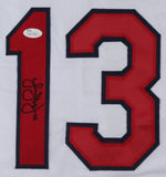 Omar Vizquel Signed Indians "Little O" Jersey (JSA COA) Cleveland Hall of Fame