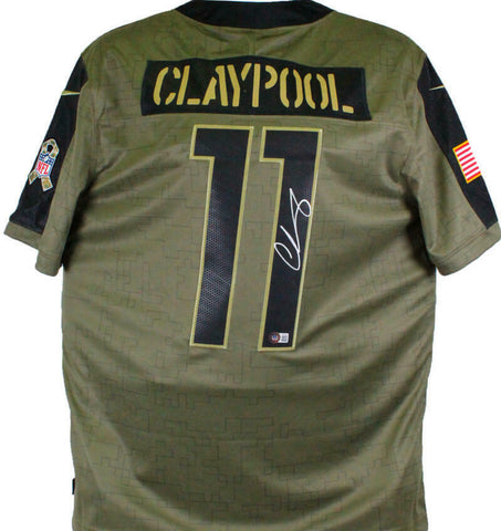 Chase Claypool Steelers Signed Nike Salute To Service Limt. Player JSY-BAW Holo