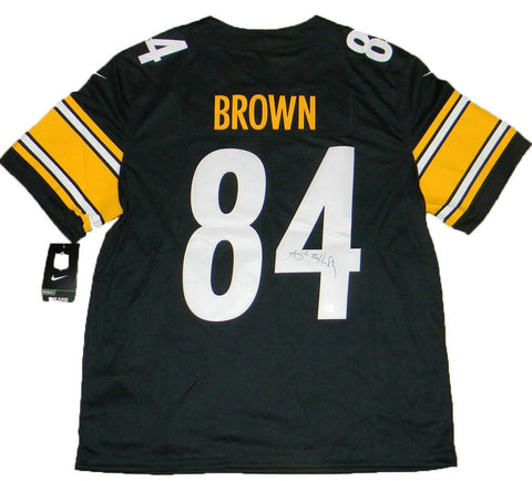 ANTONIO BROWN SIGNED AUTOGRAPHED PITTSBURGH STEELERS #84 NIKE LIMITED JERSEY JSA