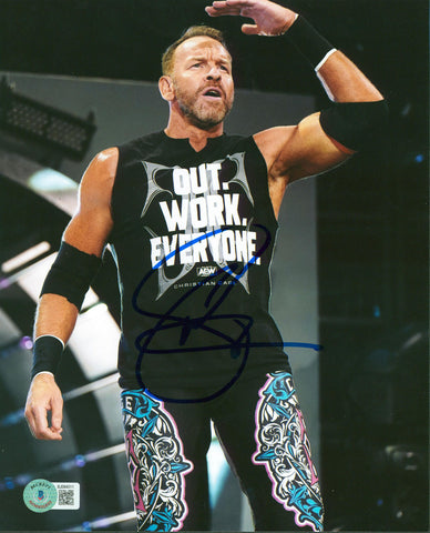 Christian Cage Authentic Signed 8x10 WWE Photo Autographed BAS #BJ084511