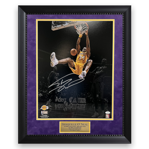 Shaquille O'Neal Signed Autographed Photo Framed to 23x27 JSA
