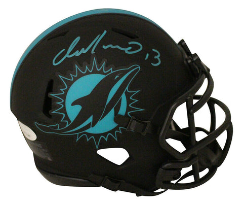 Dan Marino Autographed/Signed Miami Dolphins Eclipse Mini Helmet JSA 29931