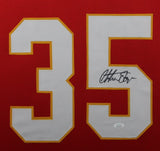 CHRISTIAN OKOYE (Chiefs red SKYLINE) Signed Autographed Framed Jersey JSA