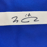 Autographed/Signed Nick Madrigal Chicago Blue Baseball Jersey Beckett BAS COA