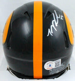 TJ Hockenson/George Kittle Autographed Iowa Hawkeyes Speed Mini Helmet-BAW Holo