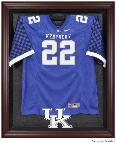 Kentucky Wildcats Mahogany Framed Logo Jersey Display Case Authentic
