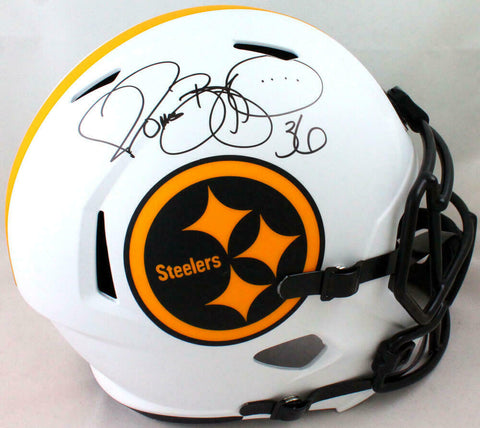 Jerome Bettis Autographed Steelers F/S Lunar Speed Helmet -Beckett W Hologram