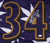 Ricky Williams Signed Baltimore Ravens Weed Jersey (JSA COA) Smoke Weed Everyday