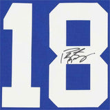FRMD Peyton Manning Indianapolis Colts Signed Mitchell & Ness Rep Blue Jersey